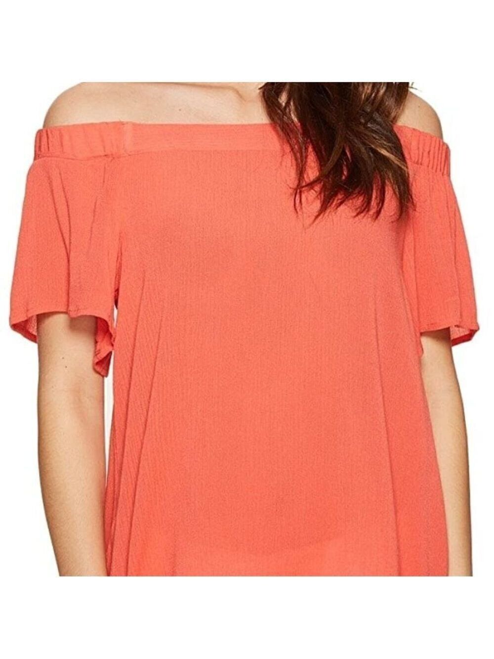 1. State Top Off the Shoulder "Poppy Petal" Small